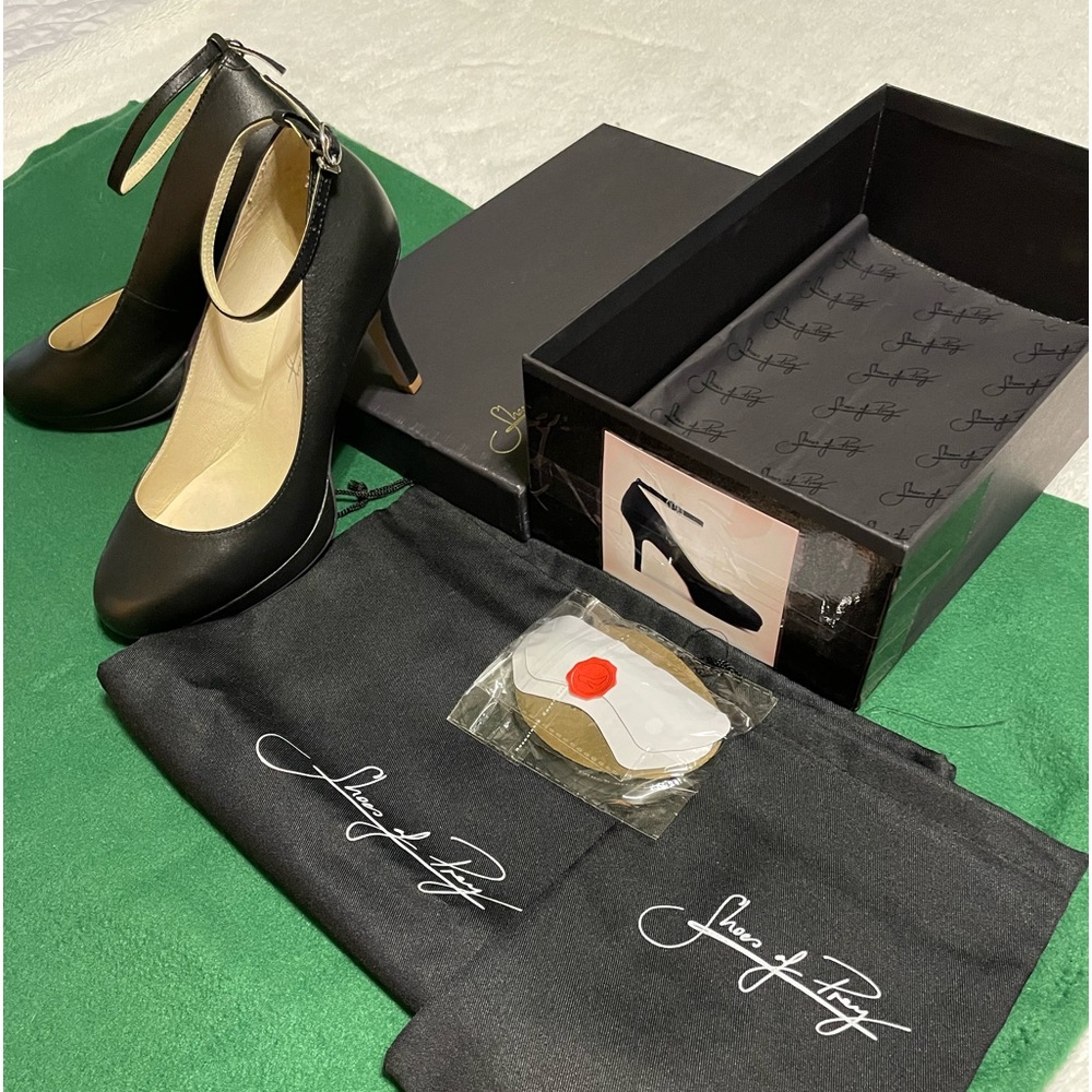 Shoes of Prey Leather Ankle Strap Heel - Picture 3 of 6